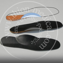 For flat feet with calcaneal valgus